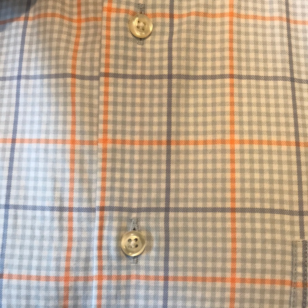 Peter Millar Button-Down Shirt Medium Euc - image 5
